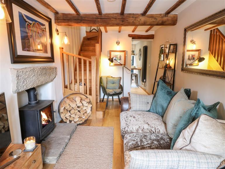 This is a bedroom at 1 Oakleys in Holmfirth