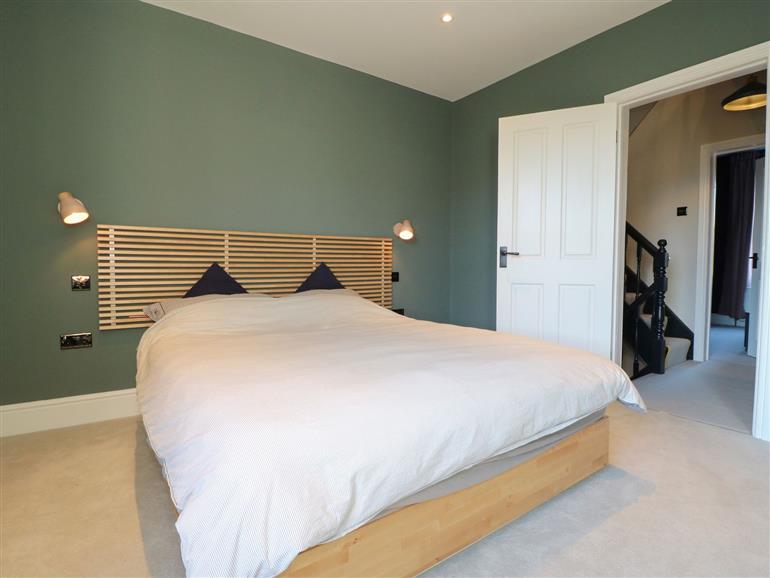 One of the bedrooms at 8 Drabbles Road in Matlock
