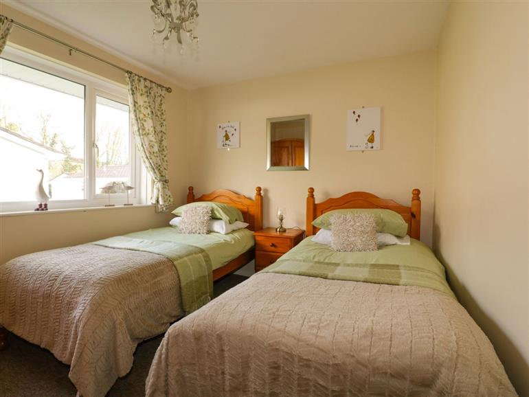 This is a bedroom at Blue Sky Cottage near Liskeard