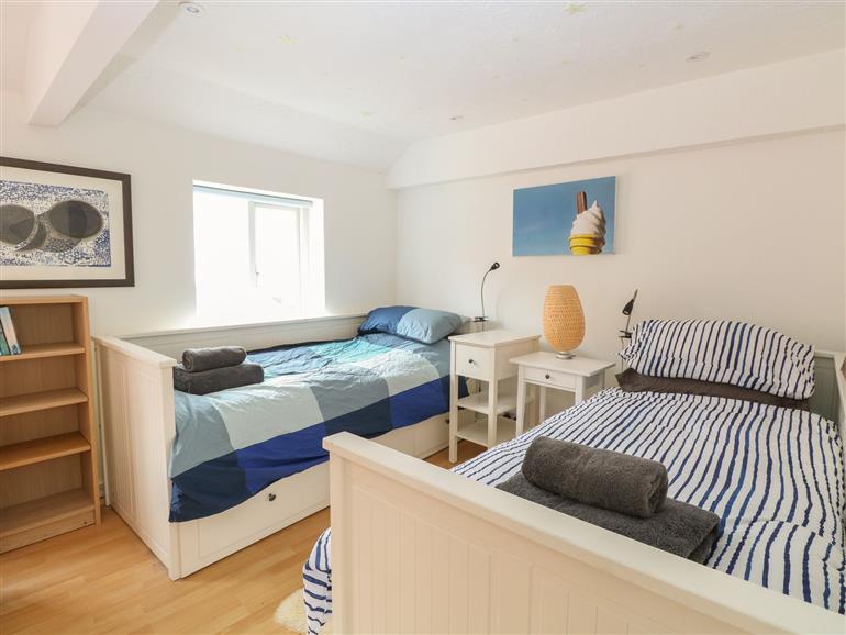 This is a bedroom at Fisherman’s Cottage in Cromer