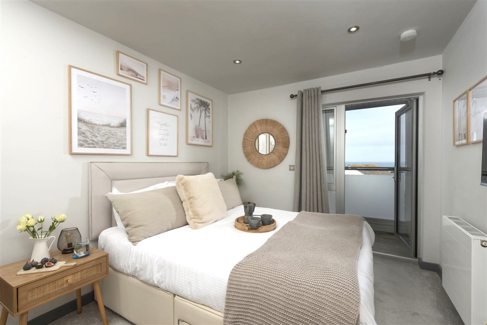 Bedroom in 6 The Point, Pentire, Newquay