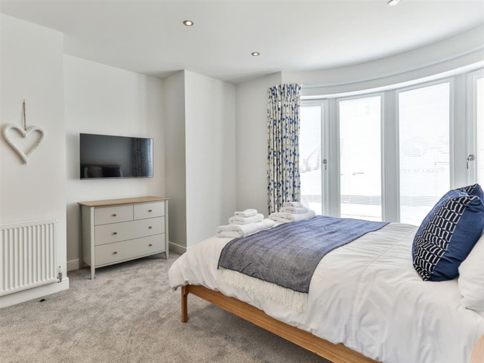 Bedroom in The Beach Cabin, Filey