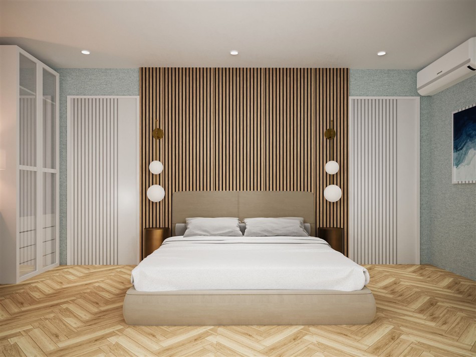 Bedroom in The Penthouse, Oasis Sands, Porth