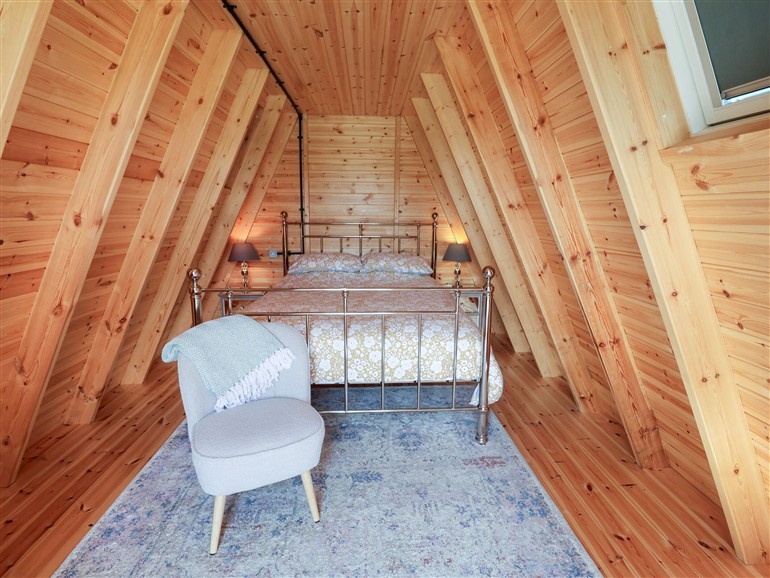One of the bedrooms at Oak Tree in Monewden near Otley