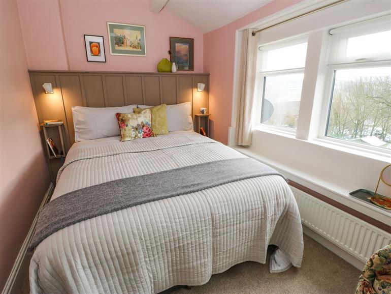 This is a bedroom at Townend Cottage in Haworth