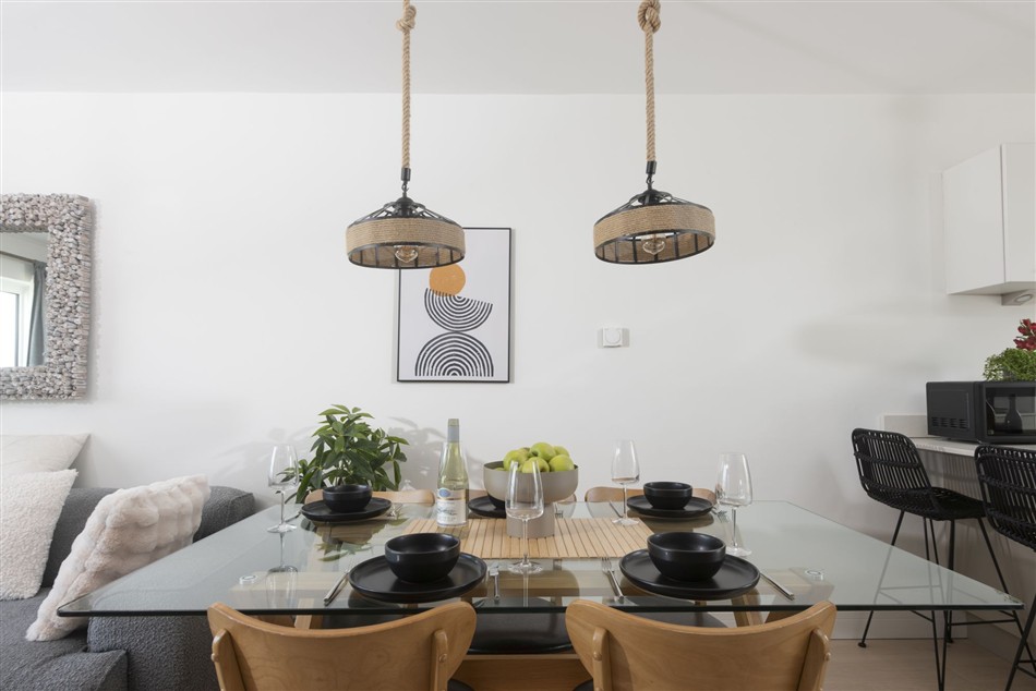 Dining room at 66 Pentire, Newquay