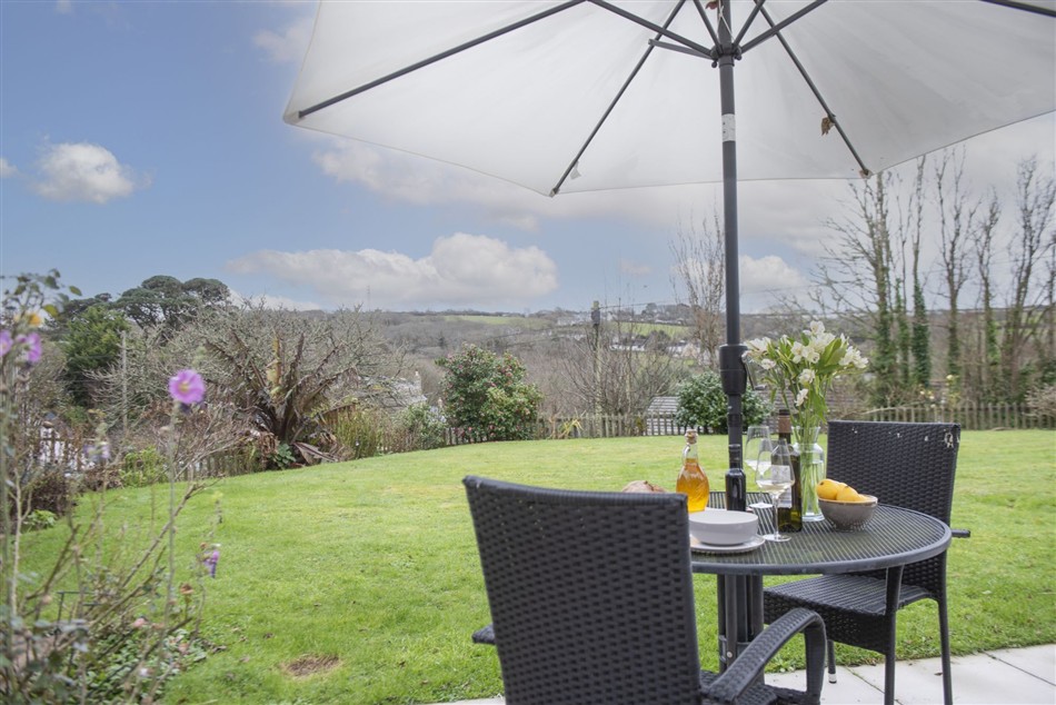Garden at Samson Cottage, St Mawgan