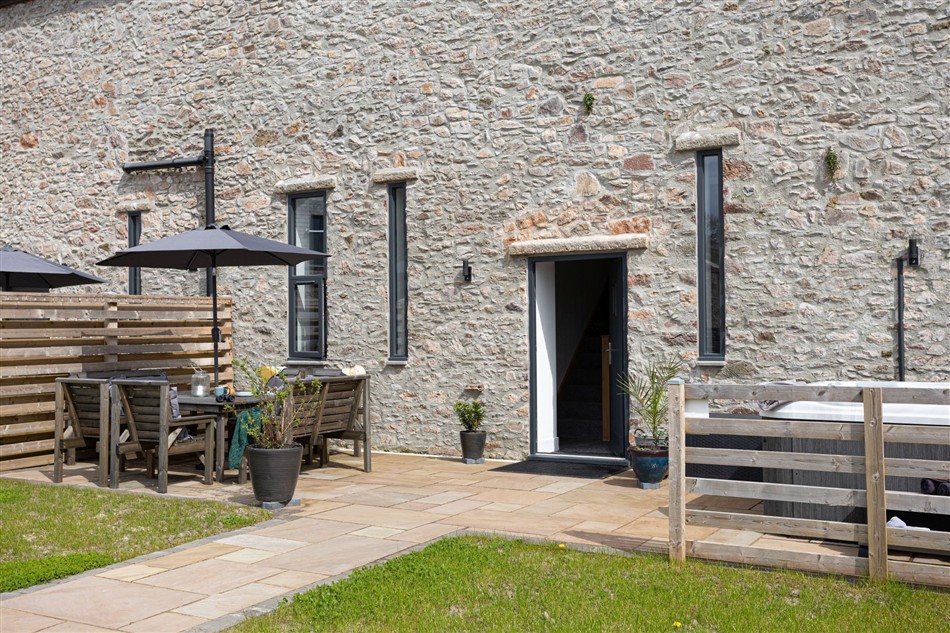 Garden at The Linhay, Higher Yalberton Farm, Paignton