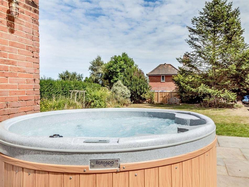 Hot tub at High View House, Mundesley