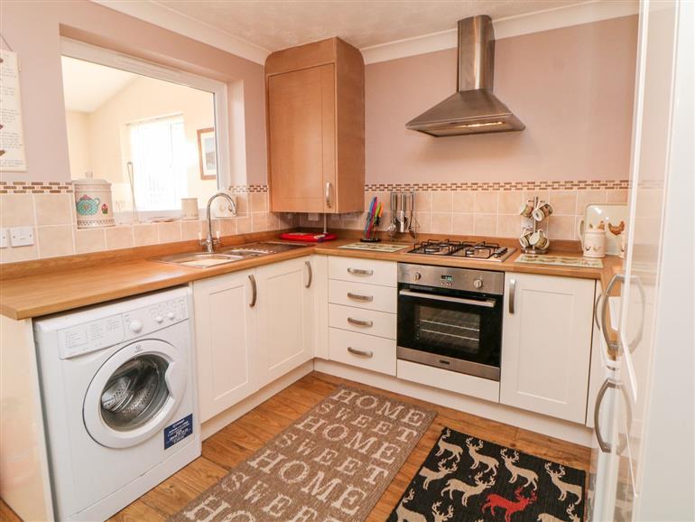 The kitchen at 5 Sunnybank near Darley Dale