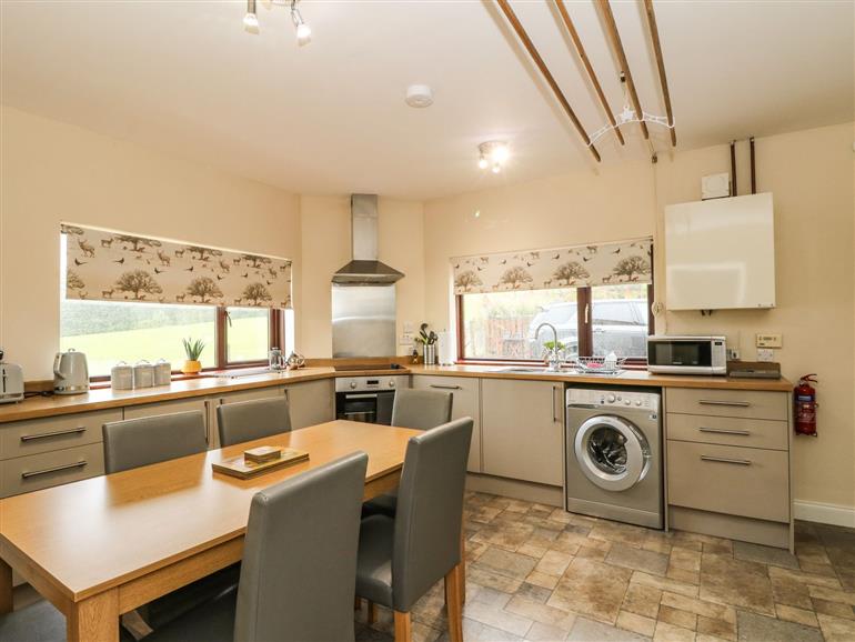 This is the kitchen at Ailsa Cottage near Fort Augustus