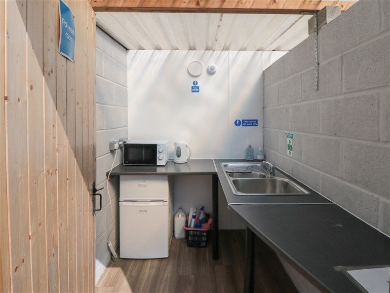 This is the kitchen at Deer Pod near Burniston