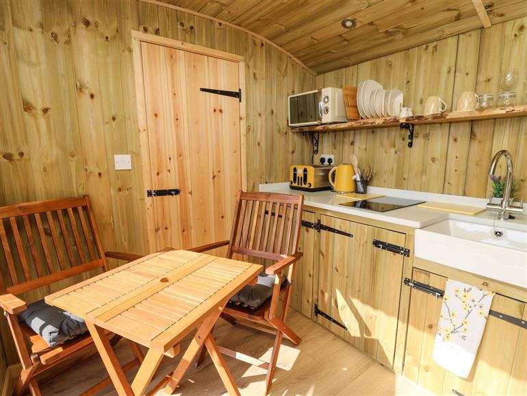 This is the kitchen at Elan in Rhayader