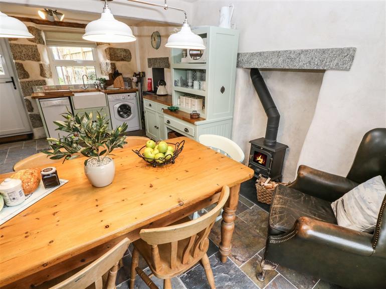 This is the kitchen at Hazel Cottage in Helston