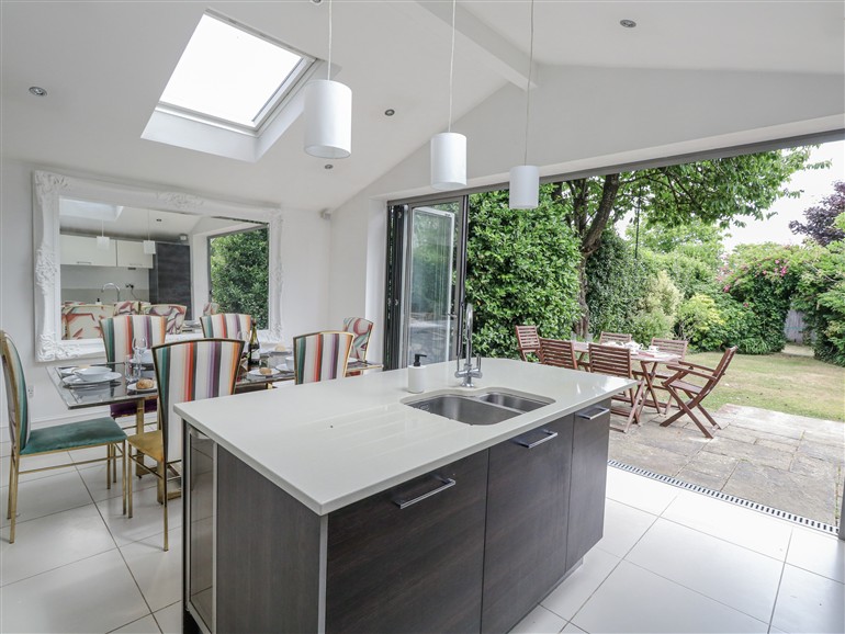 This is the kitchen at King Henry House in Lymington