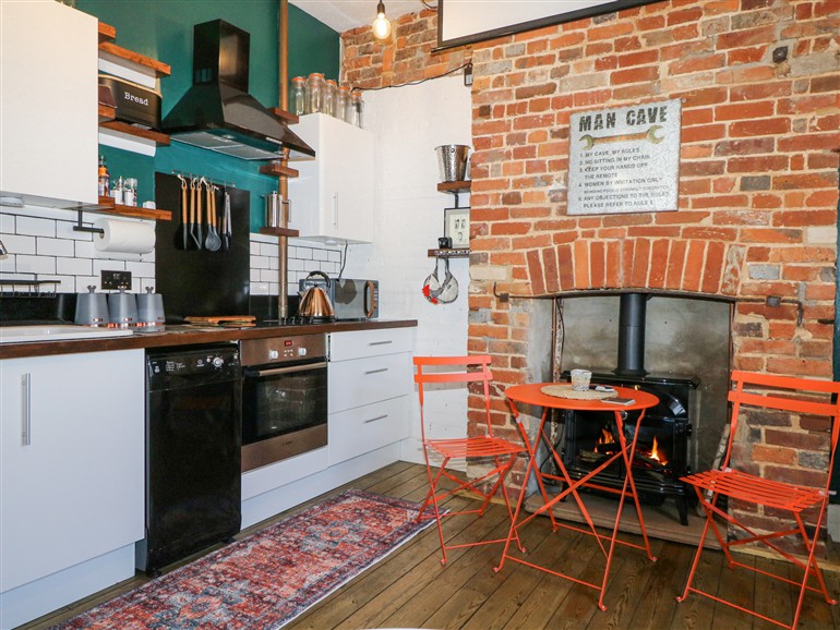 This is the kitchen at The Apartment in Royal Tunbridge Wells