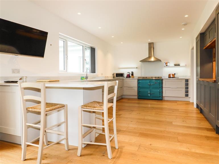 The kitchen at Woodlands Close in Padstow