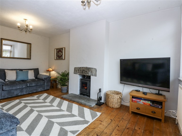 This is the living room at 1 Maes Y Ffynnon in Llandegfan