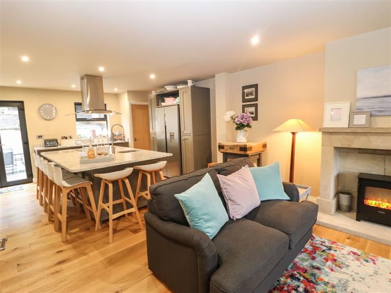 The living room at 1 Stansfield Mews in Lothersdale near Cononley