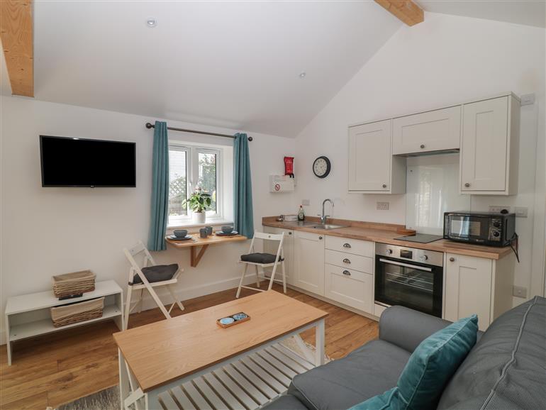 The living room at 1 Welford Barns in Fordingbridge