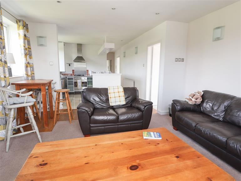 The living room at 12 Edgar Place in Chester