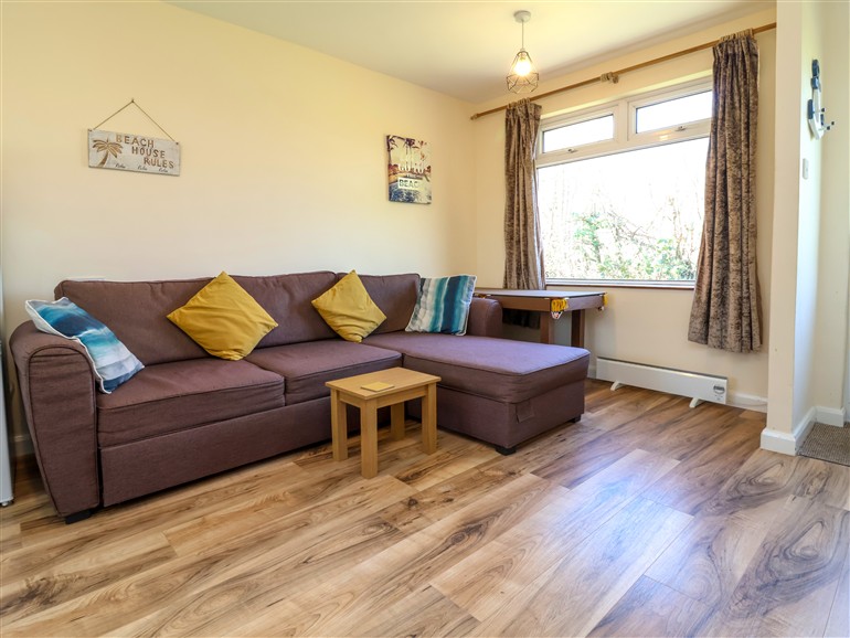 The living room at 24 The Glade in Kilkhampton