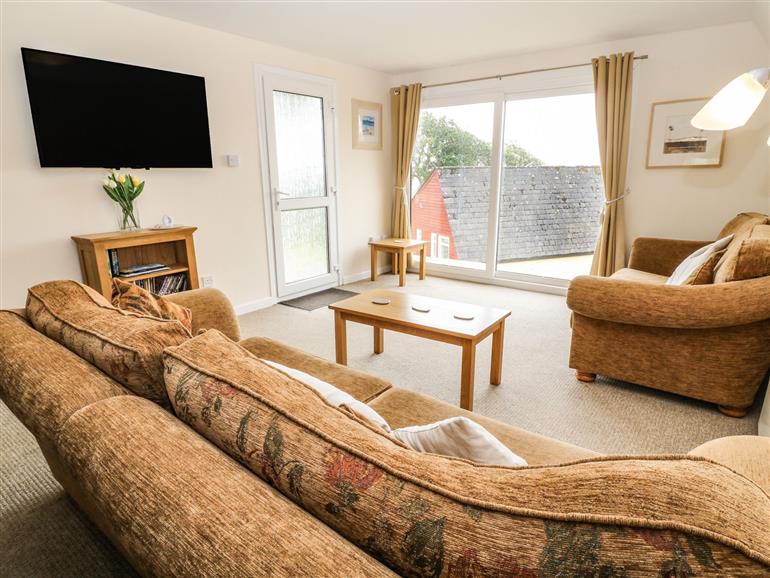 The living room at 28 The Manor in Kilkhampton
