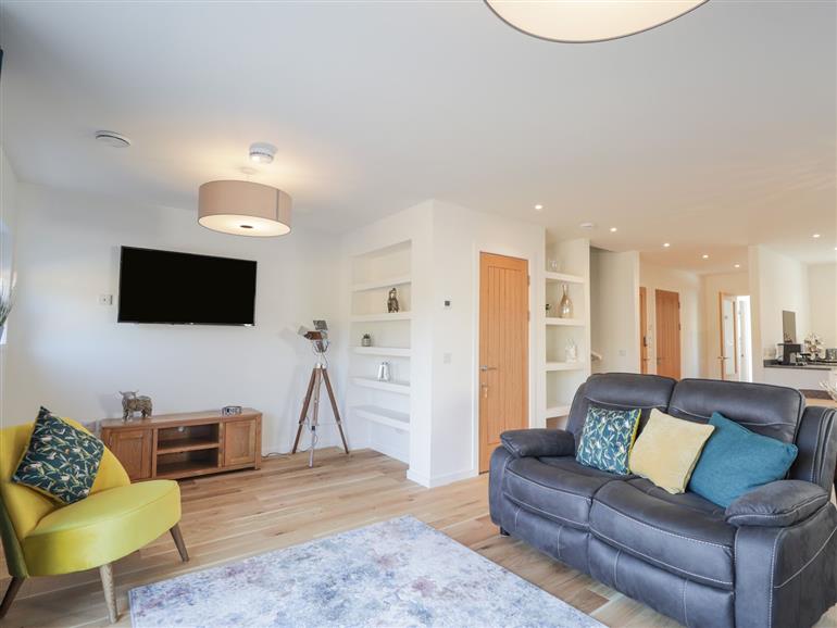 The living room at 35 Carn Glas in Drumnadrochit