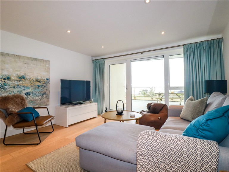 This is the living room at 4 Ocean Gate in Newquay