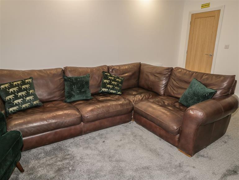 The living room at 47 Baxtergate in Whitby