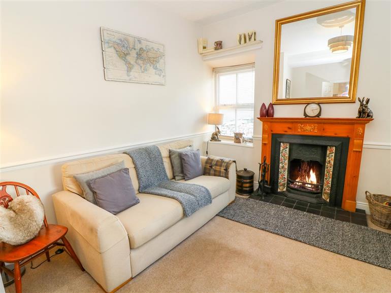 This is the living room at 75 Station Road in Cark In Cartmel