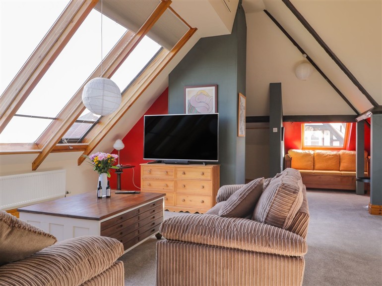 This is the living room at Atelier in Bridlington