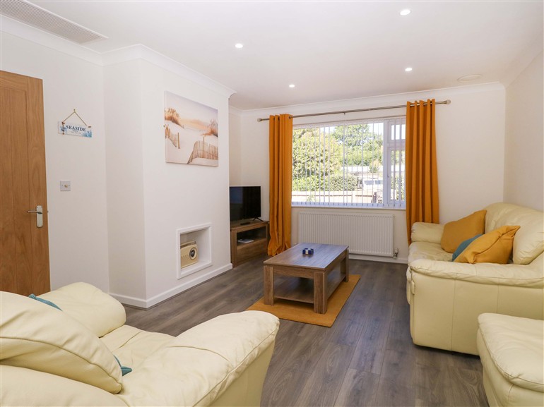 This is the living room at Bankside Cottage in Heacham