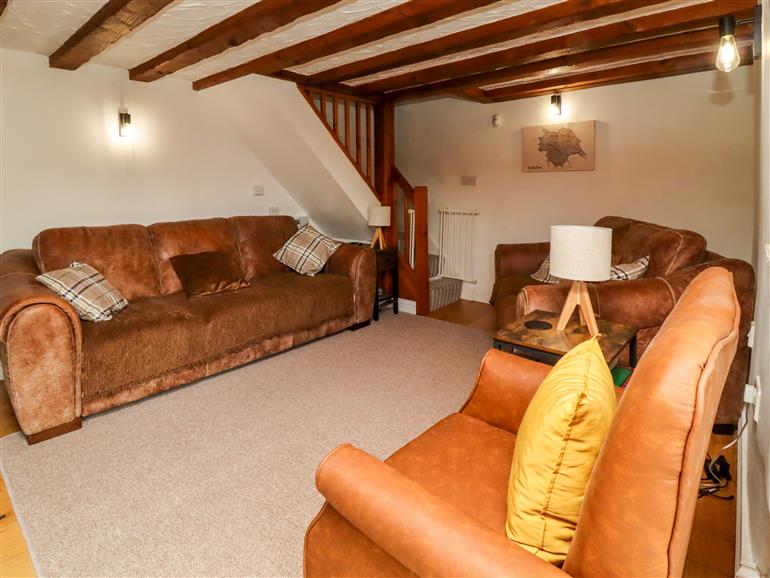 The living room at Battery Barn in Kettlewell