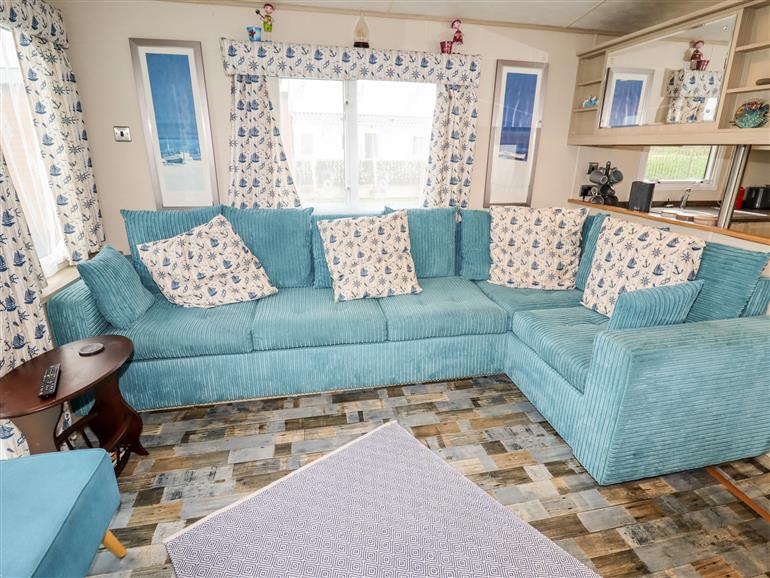 The living room at Beachcomber D35 in Towyn