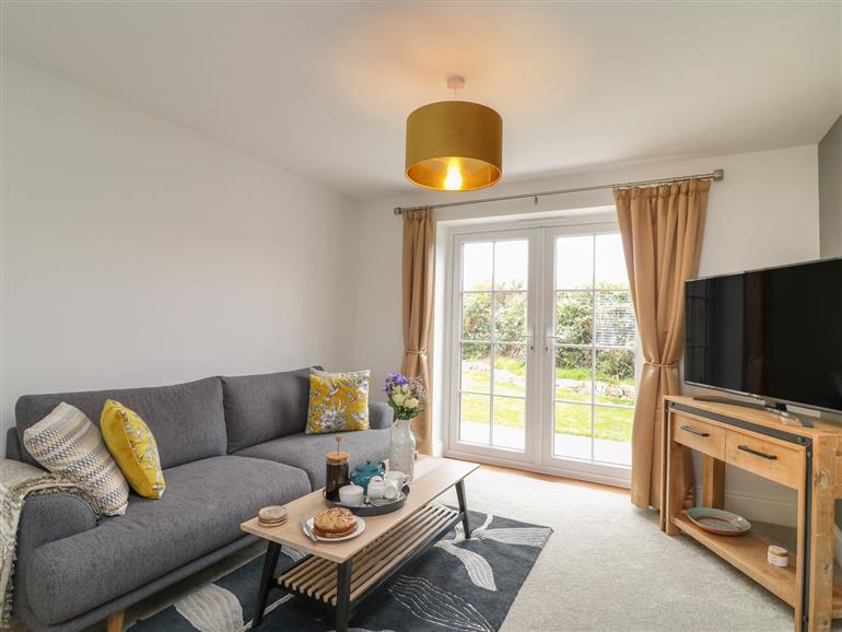 This is the living room at Beacon House in St Agnes