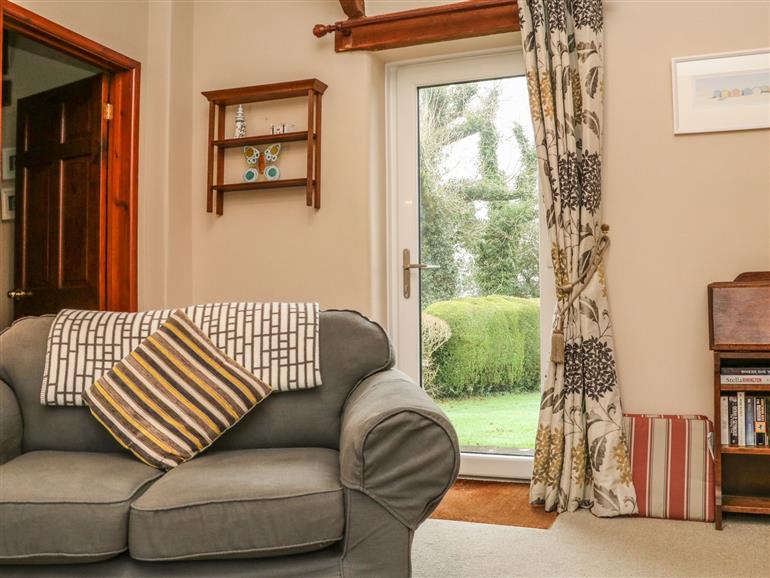 This is the living room at Beech Cottage in Combe Martin