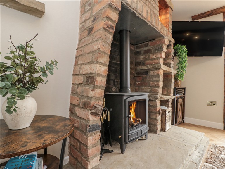 The living room at Betsy’s Burrow in Bridlington