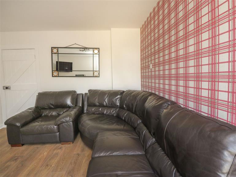 The living room at Blue Sky Cottage in Drummore