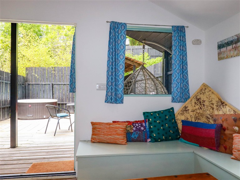 This is the living room at Bluebell near Bodmin