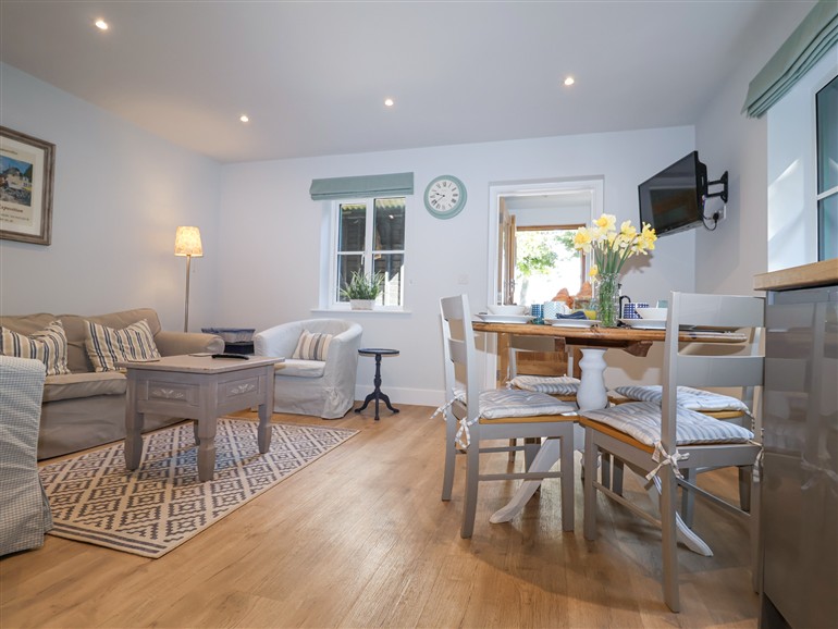The living room at Bradley’s Barn near Great Horkesley