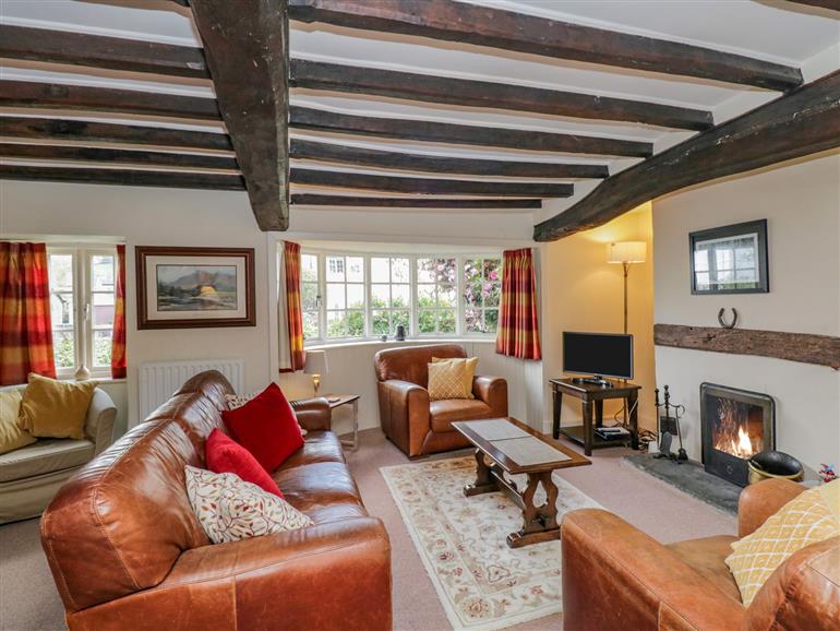 The living room at Burnside Cottage in Braithwaite