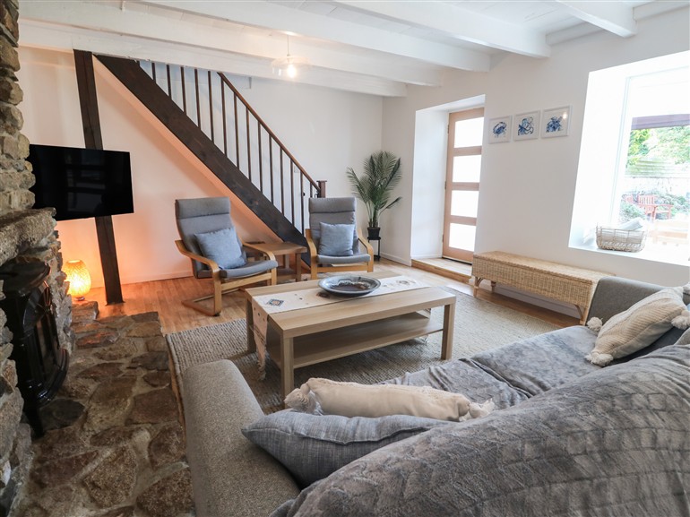 The living room at Candle Croft near Redruth