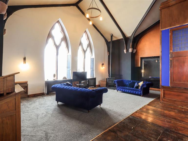 This is the living room at Church House in Ecclefechan