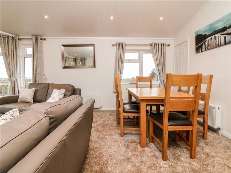 This is the living room at Conker’s Lodge near Okehampton