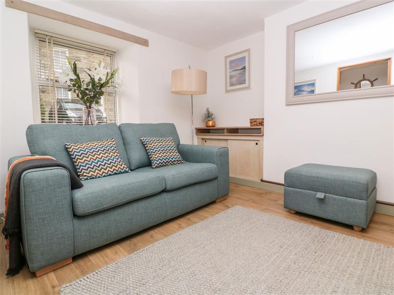 This is the living room at Copper Beach in Hayle