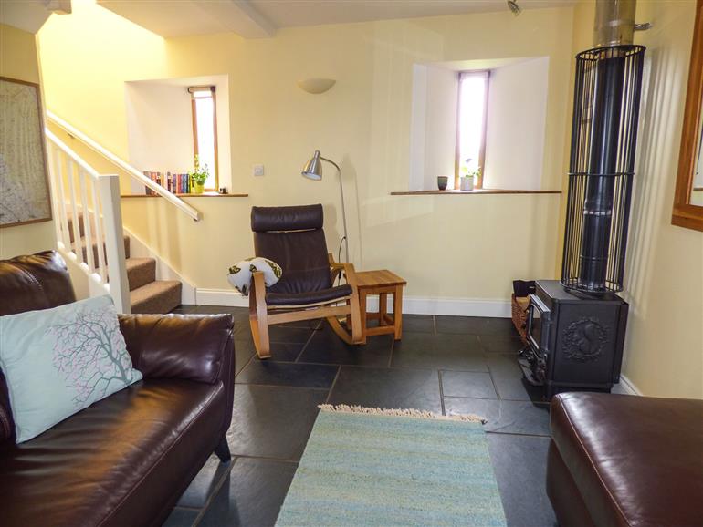 This is the living room at Corn Rigg Cottage near Langwathby
