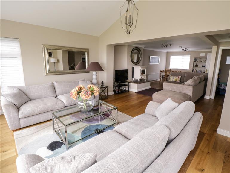 This is the living room at Curragh Hill in Mulranny