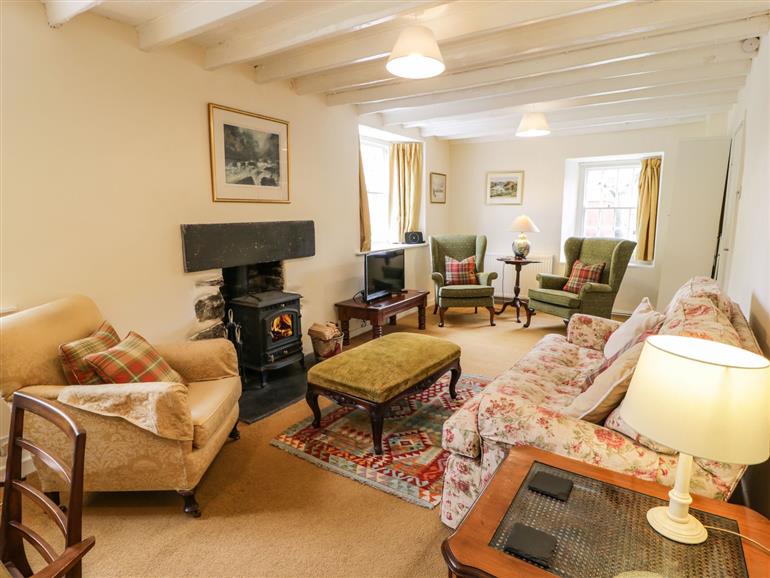 The living room at Cwrt Yr Harbwr in Porthmadog