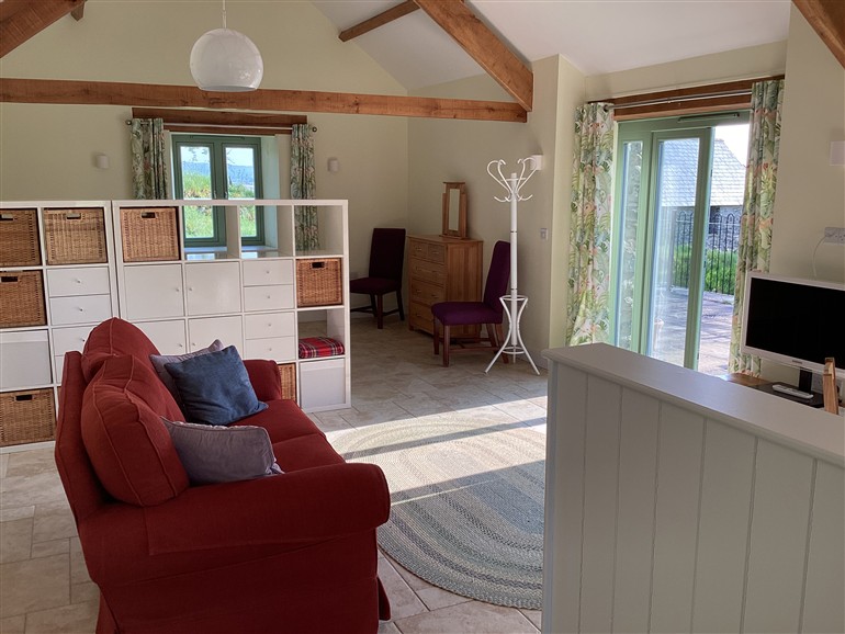 The living room at Cwtch near Pontrhydfendigaid